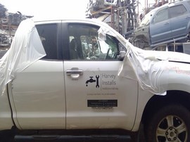 2013 TOYOTA TUNDRA, WHITE, EXTD CAB, 5.7L, AT. 2WD.   Z26492